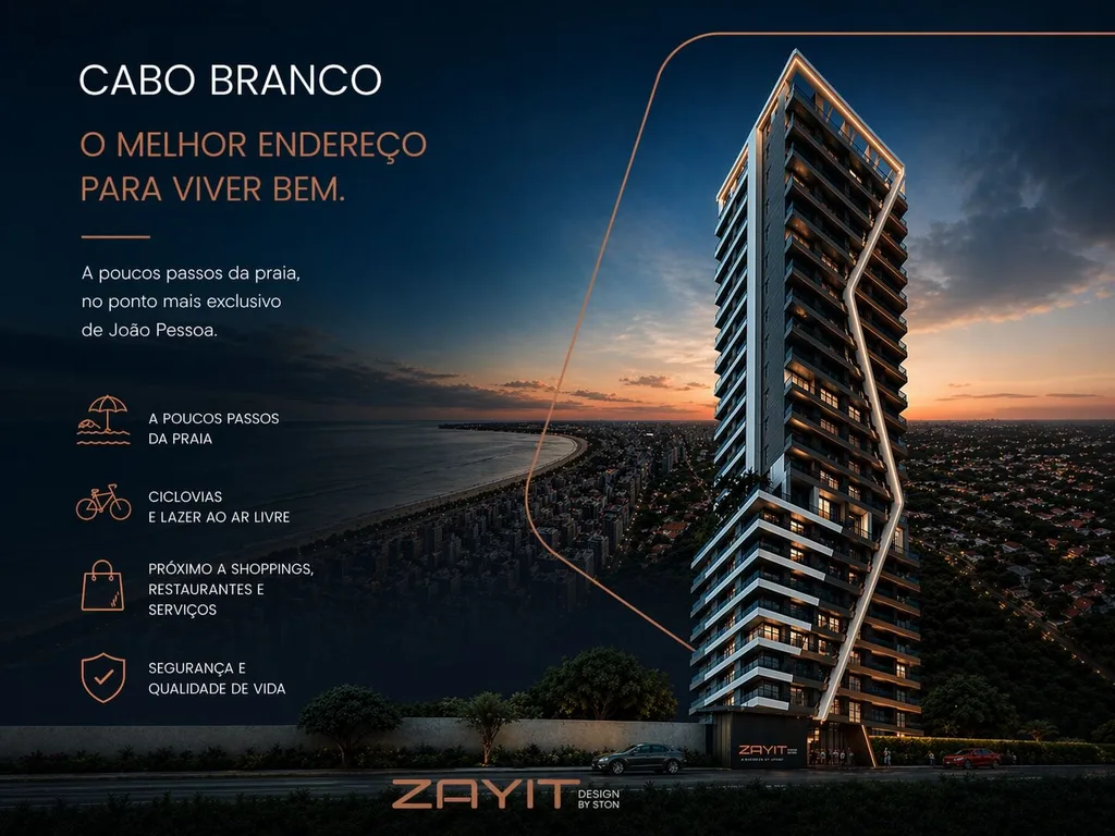 Apartamento Flat em Cabo Branco - João Pessoa/PB