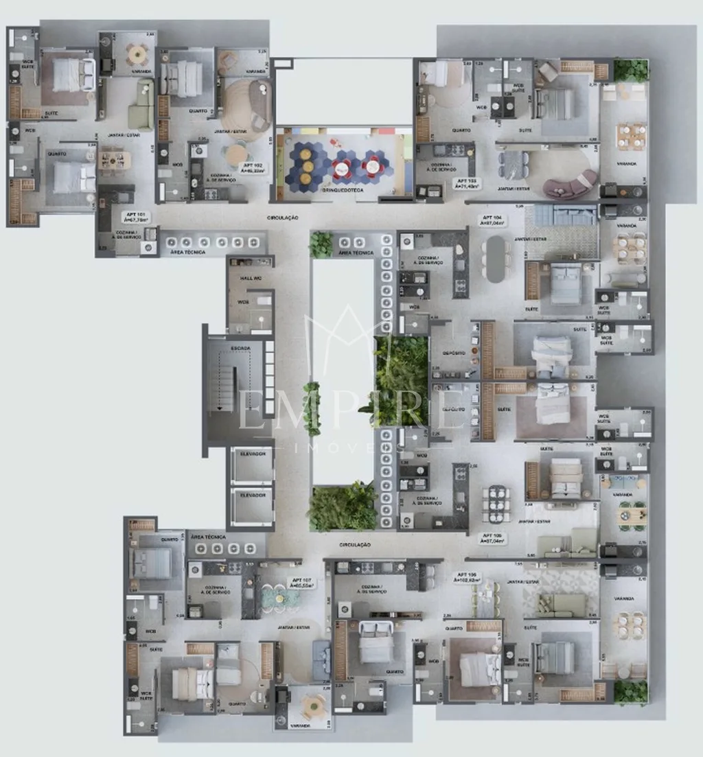 Apartamento Padrão em Areia Dourada - Cabedelo/PB
